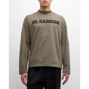 Jil Sander Long Sleeve Logo Shirt